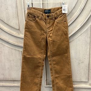 Ralph Lauren NWT size 5 kids corduroy pants with adjustable waist